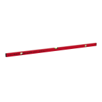 Poziomnica aluminiowa 150cm / 45° czerwona STALCO PERFECT S-65163