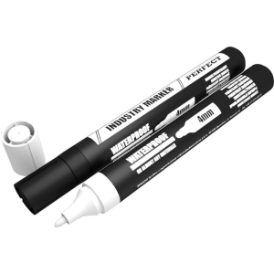 Marker przemysłowy 4mm biały (10szt.) STALCO PERFECT S-76029