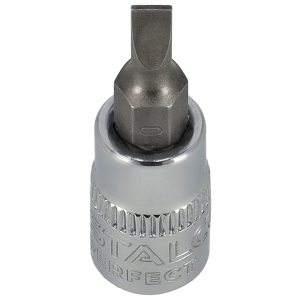 Klucz trzpieniowy na nasadce 1/4” S2 płaski 7mm STALCO PERFECT S-85719