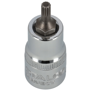 Klucz trzpieniowy na nasadce 1/2” S2 Spline M12x100mm STALCO PERFECT S-85785