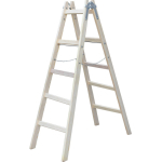 Drabina malarska dwustronna 2x9 stopni drewniana STALCO S-40603