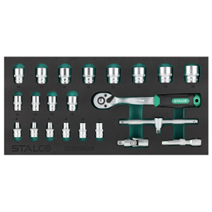 Zestaw kluczy nasadowych 3/8”