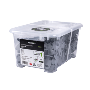 Klipsy 2mm do systemu No 1 opakowanie box 250szt. STALCO PERFECT S-75210