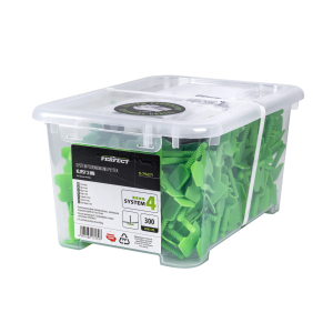 Klipsy 3mm do systemu No 4 opakowanie box 300szt. STALCO PERFECT S-75271