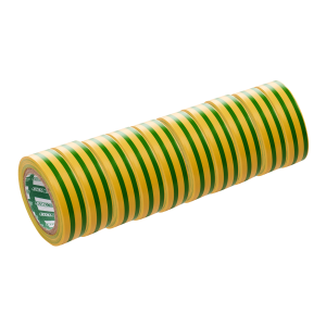 Taśma izolacyjna 15mm x 10m żółto-zielona STALCO S-38635