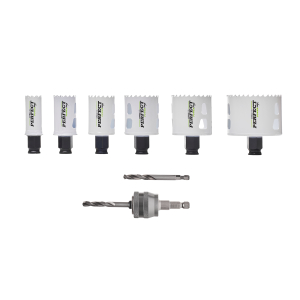 Zestaw otwornic bimetal dla elektryka SYSTEM CLIC 9elem. STALCO PERFECT S-70780