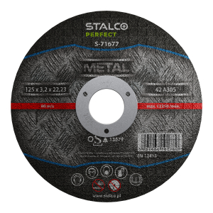 Tarcza do cięcia metalu - wypukła 180mmx3,2 STALCO PERFECT S-71679