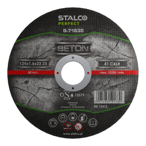 Tarcza do cięcia betonu - płaska 180mmx3,0 STALCO PERFECT S-71639
