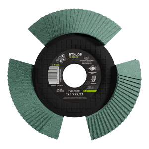 Tarcza ścierna listkowa 125x22 gr.60 full vision STALCO PERFECT S-71697