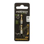 Końcówka bit 1/4” - blister PH3x25mm Titanium (2szt) STALCO PERFECT S-66395