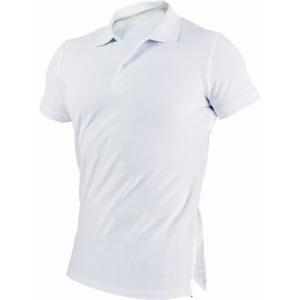 Koszulka polo męska GARU biały 2XL STALCO S-44671