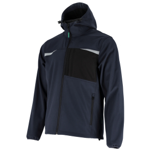 Kurtka softshell męska ROCK granatowy 4XL STALCO S-51756