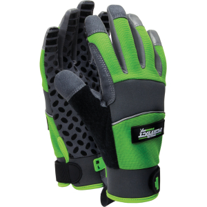 Rękawice syntetyczne HI-VIS GRIPPER 10” (XL) STALCO PERFECT S-79077