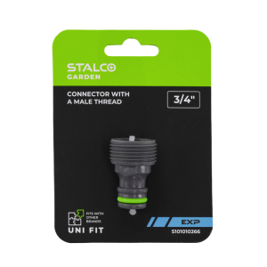Przyłącze z gwintem zewnętrznym 3/4″ EXP STALCO GARDEN S101010266