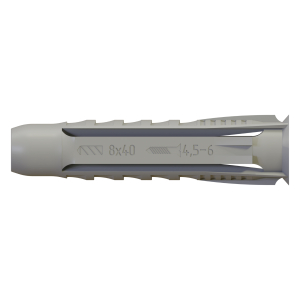 Koszulka kołka rozporowego uniwersalnego nylon RX-8x40 (50/600) STALCO PERFECT RX08040