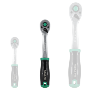Grzechotka odgięta 3/8” 90 zębów 195mm STALCO S011154238