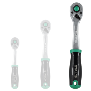 Grzechotka odgięta 1/2” 90 zębów 255mm STALCO S011154312