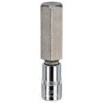 Klucz trzpieniowy na nasadce 1/2” S2 sześciokątny H22x100mm STALCO PERFECT S-85980