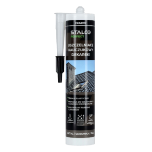 Uszczelniacz kauczukowy dekarski brązowy 280ml STALCO PERFECT S081464835