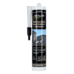 Uszczelniacz kauczukowy dekarski czarny 280ml STALCO PERFECT S081464834