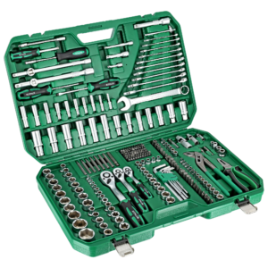 Zestaw kluczy nasadowych i narzędzi 1/4”+3/8”+1/2” 237 elem opakowanie BMC STALCO S011100237