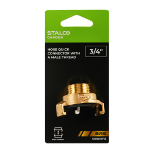 Złącze z gwintem zewnętrznym 3/4″ BRS GK STALCO GARDEN S101010712
