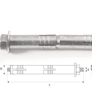 KOTWA 2-ROZPOROWA SŁR 12/8*360 (15)