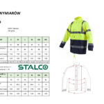 Kurtka ocieplana ostrzegawcza męska FLASH 5in1 żółty 3XL STALCO S-44104
