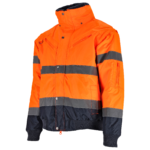 Kurtka ocieplana ostrzegawcza męska BOMBER 3in1 pomarańczowy 5XL STALCO S090700016