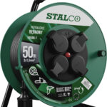 Przedłużacz bębnowy warstwowy PROFESSIONAL 50m, 16A,3x1,5mm STALCO S-46607