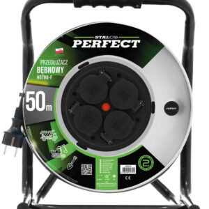 Przedłużacz bębnowy HEAVY LINE 50m,16A,3x2,5mm STALCO PERFECT S-75704