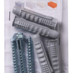 Kołek rozporowy uniwersalny z wkrętem łęb sześciok. BRXK-12/8.0X120 nylon blister (2) 1/16 STALCO PERFECT BRXK1280120