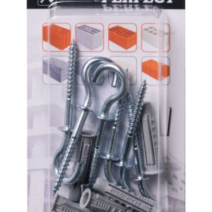 Kołek rozporowy uniwersalny z hakiem sufitowym BRXHS-8/4.5X46 nylon blister (5) 1/12/72 STALCO PERFECT BRXHS084546