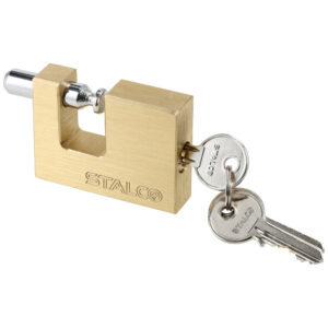 Kłódka mosiężna trzepieniowa 60mm STALCO S024120260
