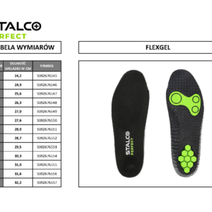 Wkładki do butów FLEXGEL roz.47 STALCO PERFECT S092676556
