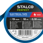 Taśma izolacyjna PVC 0,18mm x 19mm x 18m niebieski (10) STALCO PERFECT S042276634