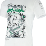 T-shirt męski BONO PAINTER biały 3XL STALCO S090691006