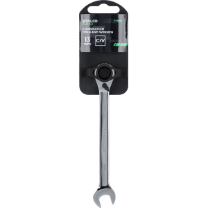 Klucz płasko-oczkowy z grzechotką i przełącznikiem 15mm STALCO PERFECT S-76940