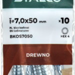 Wkręt konfirmat 7,0x50 (HEX 4) bag (10) 1/12/72 STALCO BKOS7050