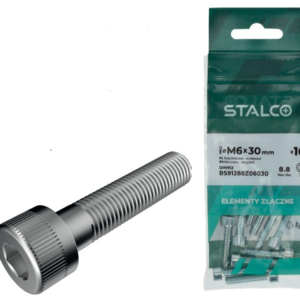 Śruby imbusowe DIN912 PN-82302 6x16mm 8.8 ocynk bag (14) 1/12/72 STALCO BS91288Z06016
