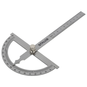 Kątomierz obrotowy 180 stopni 120x150mm STALCO S010417418