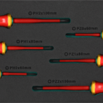 Wkrętaki elektrotechniczne SL/TORX, 7 elem. stal S2 1000V wkład EVA STALCO S026388801