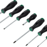 Wkrętaki 8elem. S2 SL: 5.5, 2x 6.5, 8mm, PH0x75, PH1x100, PH2x38, PH2x125mm STALCO S010812100
