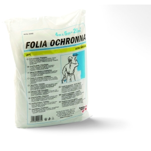 Folia ochronna EXTRA MOCNA 40 my 4x5m