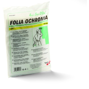 Folia ochronna MOCNA 25 my 4x5